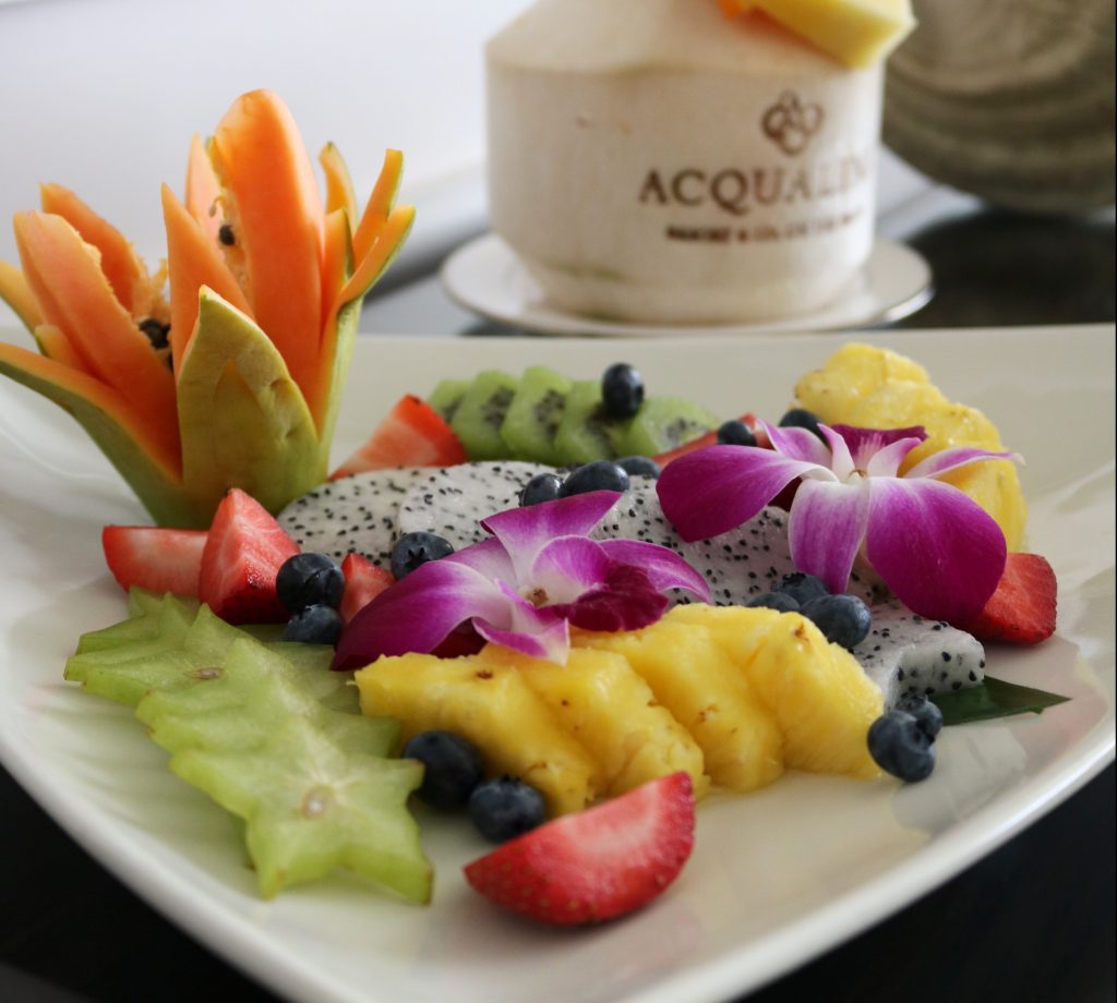 Fresh Fruit Platter at Acqualina Resort - The Luxury Lifestyle Magazine
