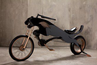 Black Panther Bicycle by Eccentric Cycles