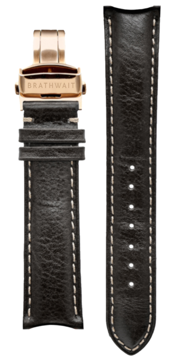 top-grain-italian-leather-strap-black-rosegold