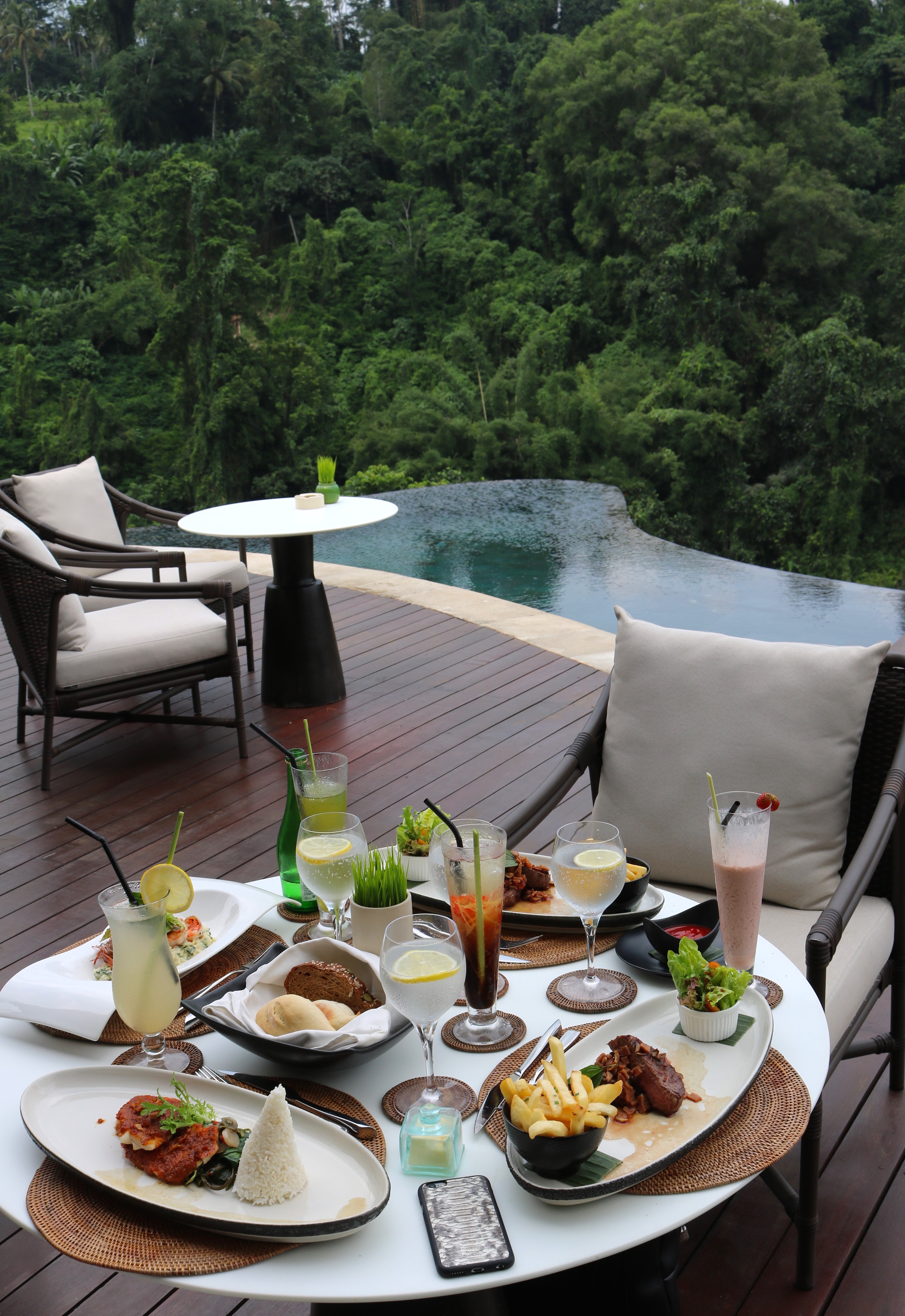 Lunch at The Hanging Gardens of Bali