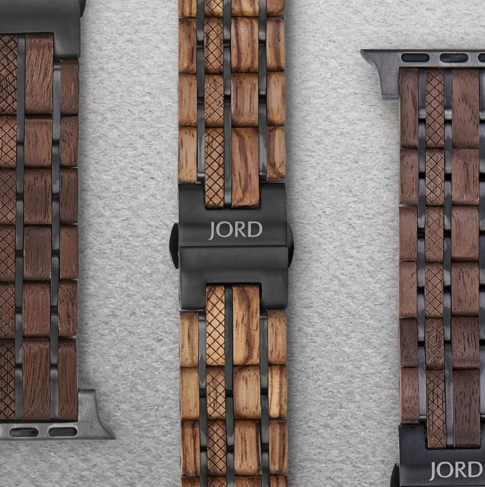 Jord Watches Wooden Apple Watch Band - The Luxury Lifestyle Magazine