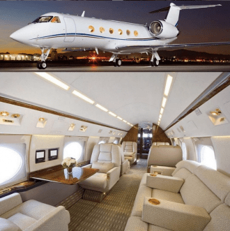 Private Jet Interior Gulfstream G-IVSP - The Luxury Lifestyle Magazine