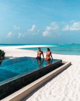 Intercontinental Maldives Infinity Pool - The Luxury Lifestyle Magazine