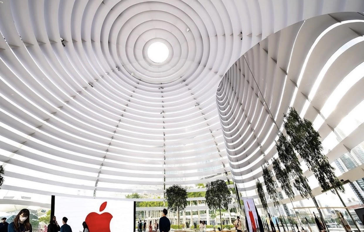 THE NEW FLOATING APPLE STORE IN SINGAPORE - Unique Destination