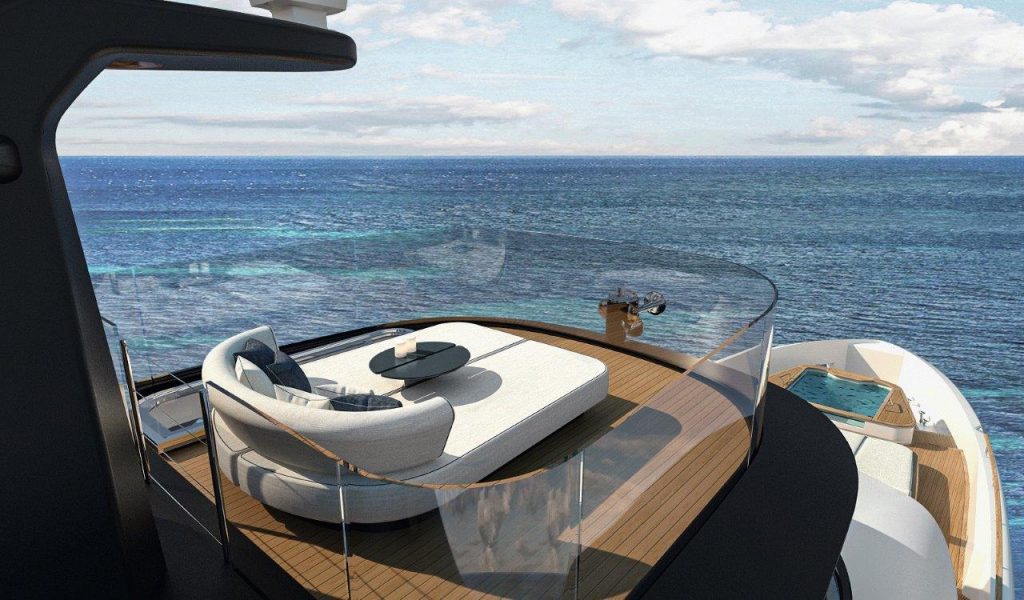 Benetti Yacht Motopanfilo Observation Deck
