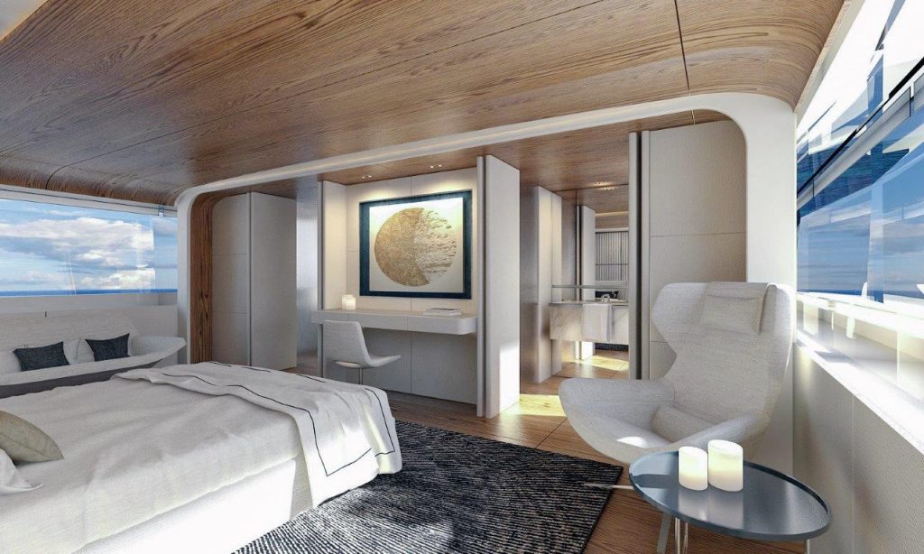 Benetti Yacht Motopanfilo Bedroom