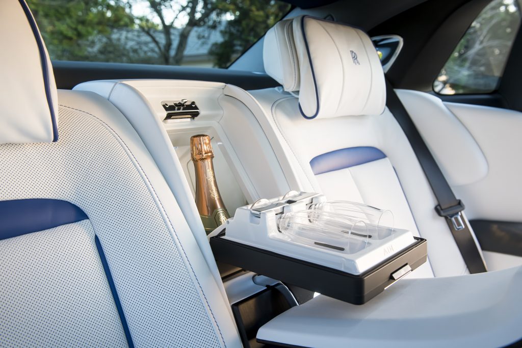 Rolls Royce Ghost II Rear Refrigerated Compartment - The Luxury Lifestyle Magazine - Photo by James Lipman