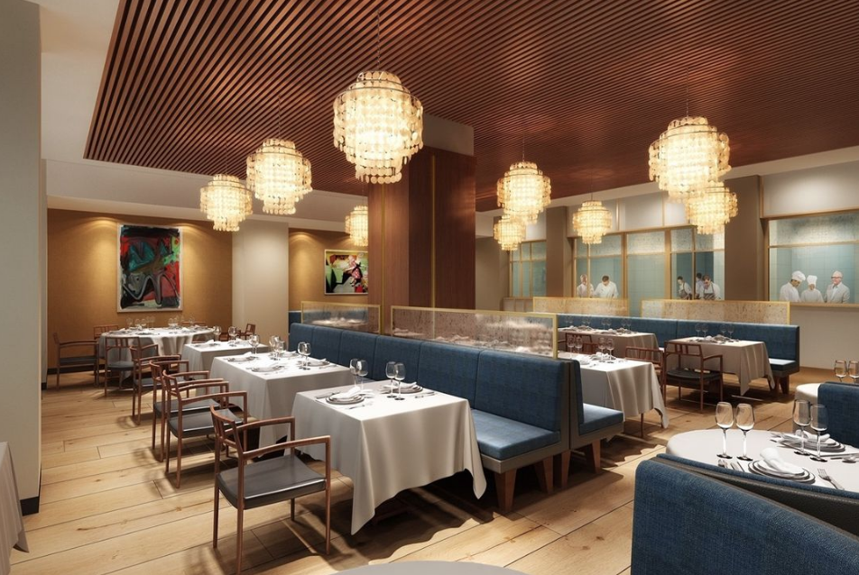 Aquavit Front Dining Room - Two Star Michelin Scandinavian Restaurant in New York City