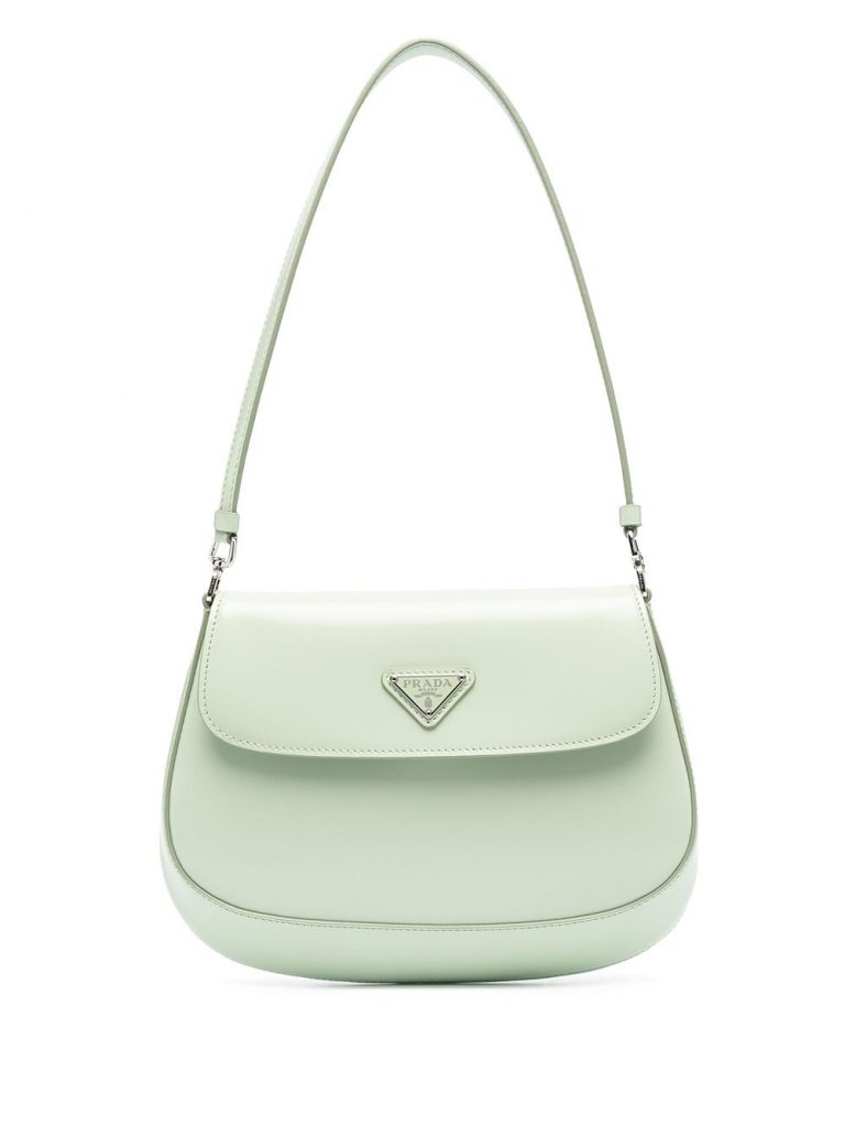 Prada Cleo Bag - Light Green Leather Spring Shoulder Bag