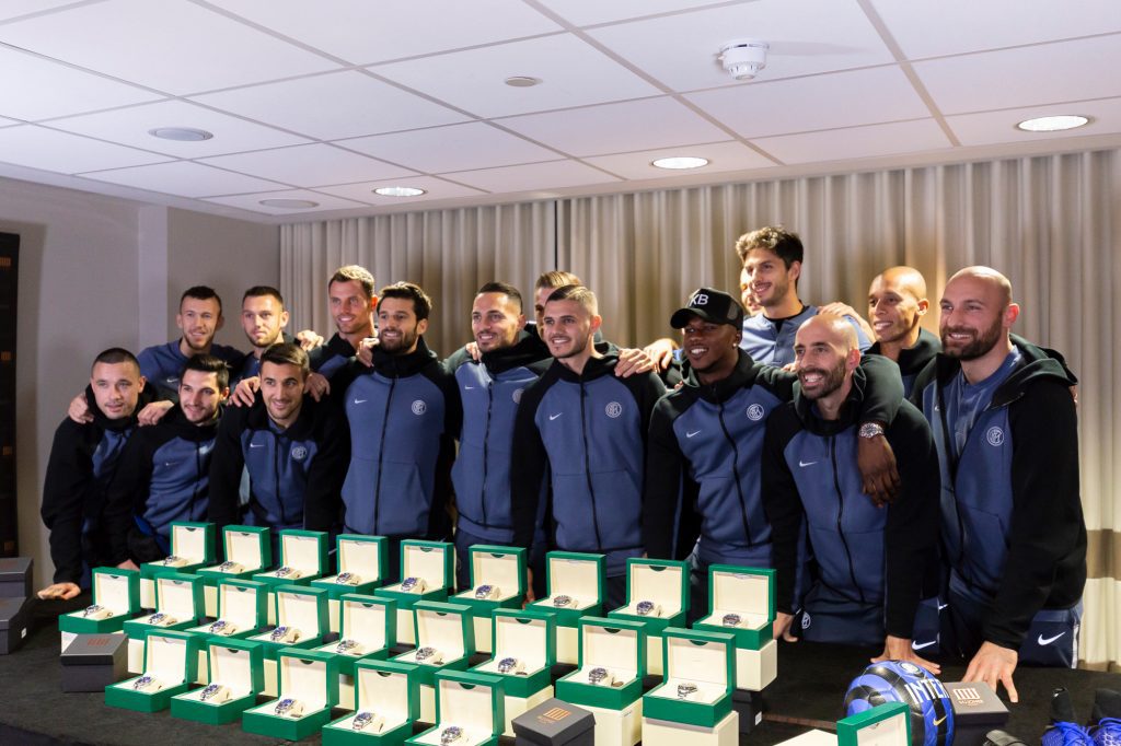 Mauro Icardi Gifts His Team With Customized Rolex Watches by MJJ Exclusive