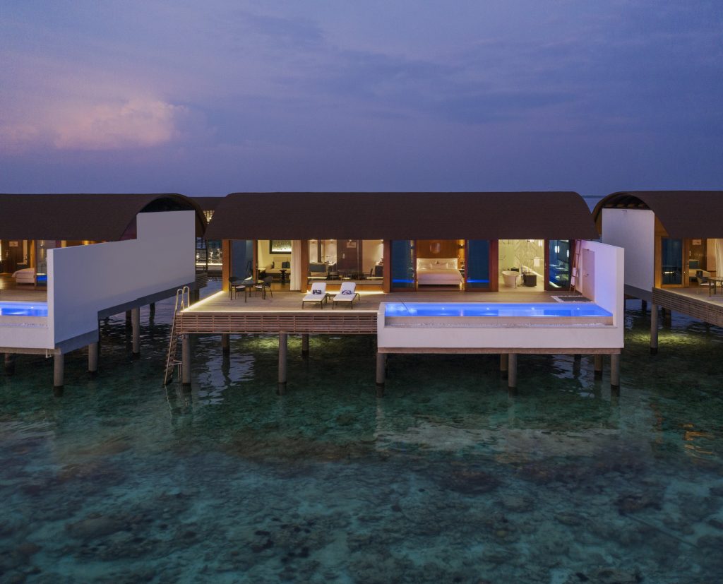 Twilight OVerwater Villa at The Westin Maldives Miriandhoo Resort - Photo by Ralf Tooten