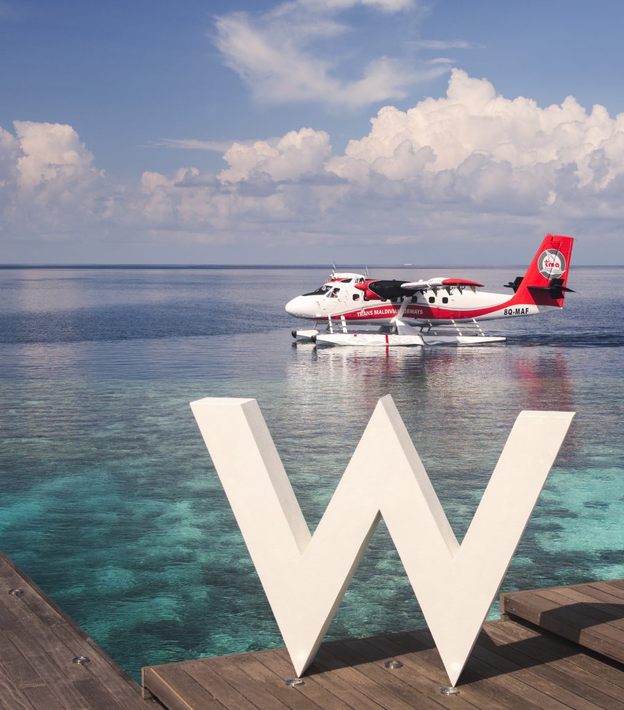 W Maldives Seaplane Arrival - Photo by Ralph Tooten