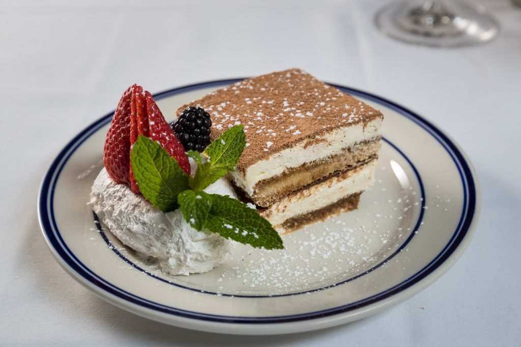 Tiramisu Dessert at Tuscany Steakhouse, Central Park South New York City Italian Steakhouse
