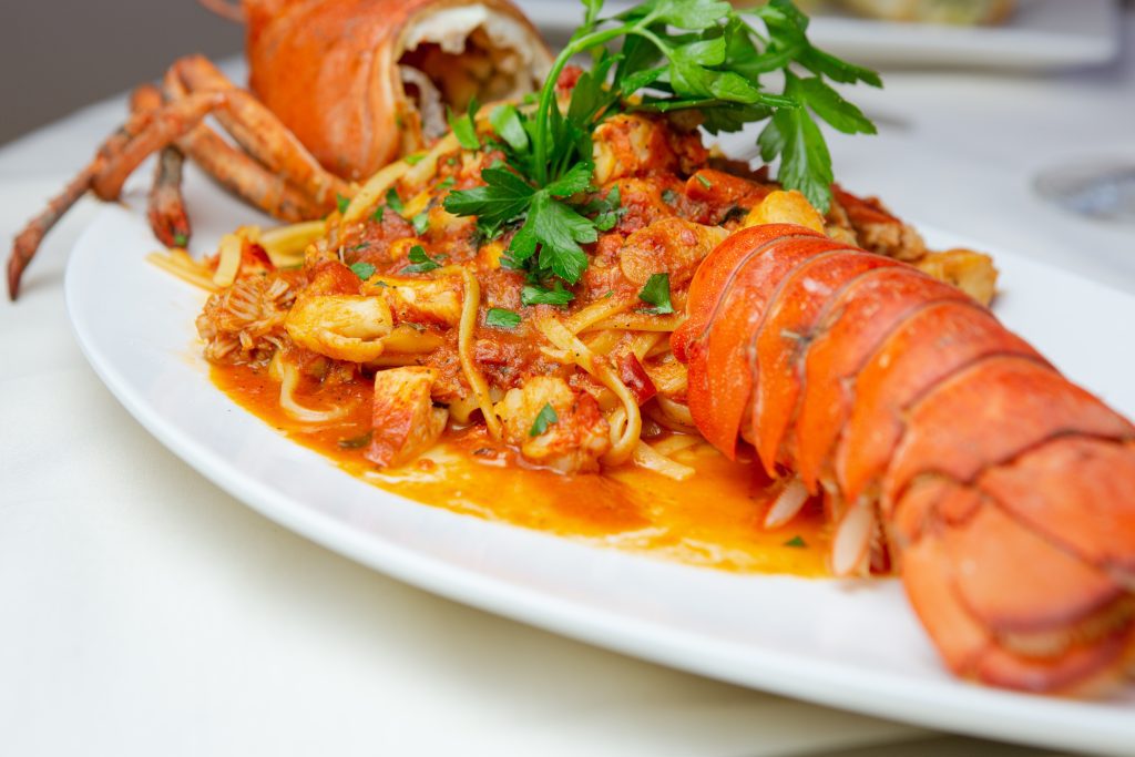 Lobster Pasta at Limani Roslyn - Upscale Mediterranean Dining in Long Island, New York