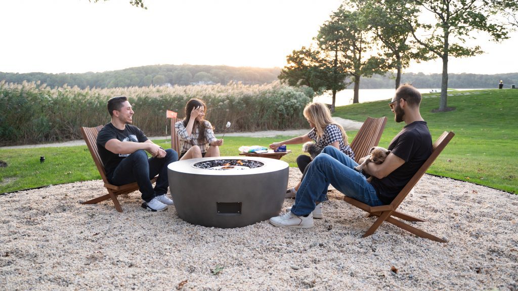 Bioethanol Ecofriendly Fire Pit for Indoor/Outdoor use - Courtesy of Modern Blaze