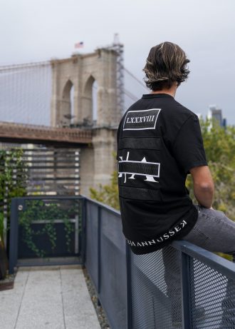 Kolja Annussek Streetwear Designer crafting Luxury Python Embroidered T-Shirts