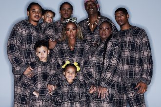 Snoop Dogg and family model for holiday SKIMS campaign. Photographed by Donna Trope