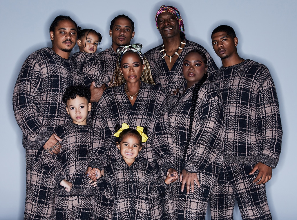 Snoop Dogg and family model for holiday SKIMS campaign. Photographed by Donna Trope