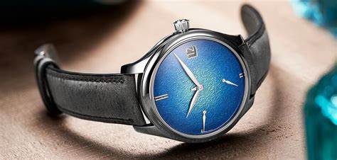 Tantalum Blue Enamel Watch