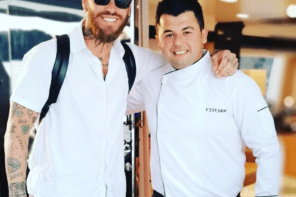 Chef Osman and Sergio Ramos, Spanish professional soccer player