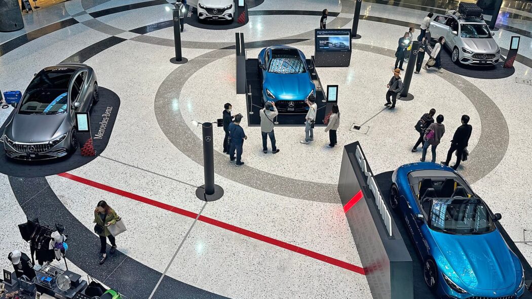 Mercedes-AMG vehicles exhibited in GRAND FRONT OSAKA KNOWLEDGE CAPITAL